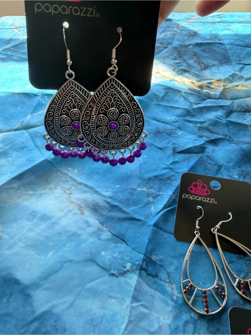 Lot of 5 earrings Paparazzi NWT! Oval !